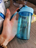 特百惠（Tupperware）雅致300ML塑料杯男女士学生儿童夏季水杯子户外便携口袋杯 晴天蓝 实拍图