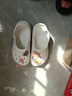 卡帝乐鳄鱼洞洞鞋女士凉鞋休闲花园两用沙滩拖鞋凉拖鞋 女 11129 白色 35 实拍图