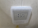 国际电工 （DIBOLANG）86型自粘防水盒家用插头保护盖防触电卫生间插座防水护罩粘贴式 透明-开关薄款防水盒 实拍图