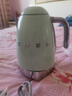 SMEG/斯麦格复古电热水壶KLF04烧水壶大容量家用不锈钢恒温养生壶泡茶热牛奶自动断电保温生日新年礼物 1.7L 淡绿色 实拍图