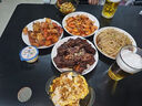 友来福陶瓷盘家用白瓷盘子8英寸中式餐盘菜盘酒店商用微波炉可用5只装 实拍图