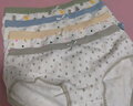 洁丽雅（grace）4条装女士内裤女纯棉少女甜美小清新精梳棉大码透气舒适抗菌中腰 【4条装】肤色+绿色+浅蓝+浅灰 L 【建议90斤-105斤】 实拍图