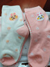 南极人儿童袜子女童中筒四季袜中大童透气短袜10双装粉色兔子 XL 实拍图