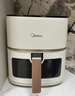 美的（Midea）空气炸锅不用翻面 智能触控透明可视 家用实用大容量6.5L 炸烤箱一体机 三档风速金属腔体 KZC6517 实拍图