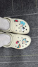 卡骆驰crocs经典云朵老爹鞋洞洞鞋时尚百搭女鞋拖鞋一脚蹬|206750 骨白色-2Y2(含智必星) 38 (240mm) 实拍图