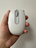 罗技（Logitech）M196 无线蓝牙鼠标 办公鼠标 笔记本商务办公家用 小巧便携 对称手型 珍珠白 实拍图