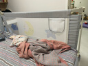 M-CASTLE床围栏婴儿童床上挡板宝宝床边防摔床护栏三面拼接防夹防掉床围挡 银河灰 单面装 2.0米 实拍图