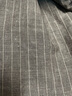 无印良品（MUJI）女式 汉麻棉轻便长裙 长半身裙女裙子 25年夏季女装 BE1VBC5S 灰色条纹 L （165/70A） 实拍图