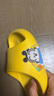 巴布豆（BOBDOG）儿童拖鞋男女童宝宝软底居家室内外夏季凉拖鞋 黄色 190码 实拍图