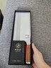 邓家刀锻打9铬不锈钢菜刀 红木刀柄 厨师切片刀 JCD-9216 实拍图