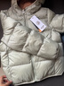 波司登25年秋季羽绒服鸭绒男女儿童5A抗菌宽松短款轻薄连帽外套 实拍图