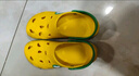 酷趣（Coqui）儿童洞洞鞋男童女童轻质排沙两穿休闲拖鞋大童鹅黄色30-31 CQ8538 实拍图