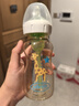 布朗博士玻璃奶瓶 0-3月新生婴儿防胀气防呛 宽口径奶瓶270ml 双兔 实拍图