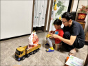 汇纳玩具大号遥控工程车合金自卸车挖掘机玩具模型大比例四驱男孩儿童礼物 升级款【全比例合金八轮自卸车】 实拍图