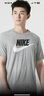 耐克(NIKE)春夏男短袖T恤 纯棉 运动休闲 经典简约AR5005-063灰XXL 实拍图