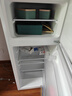 海尔（Haier）家用小型电冰箱双两门118L/123升宿舍出租房宿舍节能省电工程冷藏冷冻公寓 黑金净化学生 【三级能效】118升两门+黑金净化 实拍图