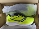 Saucony索康尼驭途17跑鞋男减震透气训练鞋跑步运动鞋子RIDE17 荧光绿兰220 42 实拍图