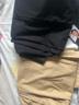 啄木鸟（TUCANO）休闲裤男士夏季商务休闲直筒修身纯色百搭长西装裤男装 黑色32 实拍图