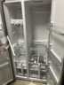 西门子（SIEMENS）530升对开门变频电冰箱双开门大容量家用 超薄机身微缝嵌入 劲速解冻旋转制冰 风冷无霜KX53NA41TI 银色 实拍图