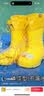比多乐 儿童雨鞋男女宝宝防滑雨靴幼儿园小学生下雨天防水鞋小孩胶鞋 黄色*按脚长选购 内长19cm【推荐脚长17.5-18cm】 实拍图