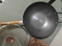 神田炒锅老式铁锅窒化熟铁日本进口炒菜锅物理无涂层不生锈 33cm 带盖 实拍图