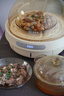 CLARA克拉拉速蒸锅 3秒上汽蒸汽锅电蒸锅 双模式蒸焗加热 360°回流设计康宁餐具琥珀色玻璃电蒸锅 4.5L 标配 实拍图
