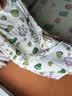 棉绸睡裙女夏薄款2025新款睡衣韩版甜美少女网红家居外穿裙子QM 绿心小熊2301 均码 (90-140斤内穿) 实拍图