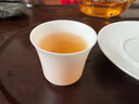 容山堂白瓷薄胎茶杯品茗杯主人杯茶碗闻香杯斗笠杯功夫茶具单杯盏 白瓷薄胎若纸品茗杯-反口杯 实拍图