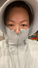 猫人（MiiOW）冰感防晒衣女夏披肩短款可拆帽檐皮肤风衣防紫外线原纱凉感防晒服 KY1777S浅银灰-女 XL 实拍图