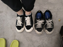 FILA FUSION斐乐女鞋帆布鞋女 低帮板鞋POP轻质帆布鞋休闲运动鞋女 黑-BK 36.5 实拍图