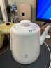鸣盏智能烧水壶英国strix温控器家用手冲咖啡泡茶长嘴多段控温电水壶热水瓶防干烧自动断电恒温茶艺壶 0.8L /MZ152A白色 实拍图
