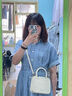 CHARLES&KEITHPerline饼干包手提包单肩包包女包生日礼物CK2-30781598 CK2-30781598-1White白色 S 实拍图