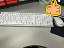 联想（Lenovo）无线键盘鼠标套装 无线键鼠套装 办公鼠标键盘套装 MK23白色 电脑键盘笔记本键盘  实拍图
