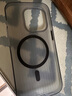 品胜 适用苹果14Pro手机壳iPhone14Pro磁吸壳MagSafe无线充电防摔超薄冰川纹理瓦楞光栅亲肤保护套黑色 实拍图