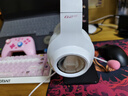漫步者（EDIFIER）HECATE G2pro USB7.1声道深渊灯游戏耳机电竞耳麦头戴式有线电脑麦克风FPS吃鸡三角洲耳机 雾光粉 实拍图
