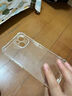 苹果手机壳四角防摔适用iphone13/14/15/16/11/12/7/8/XS超薄镜头全包透明保护套 透明四角防摔【不易发黄】 苹果16PROMAX 实拍图
