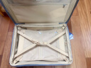 新秀丽（Samsonite）行李箱25英寸拉杆箱竖条纹大容量旅行箱托运密码箱拿铁咖GU9 实拍图