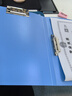 得力（deli）【超级爆款】5只A4金属双强力夹硬文件夹办公用品大容量试卷收纳资料夹诗朗诵签约夹板 33296蓝色 实拍图