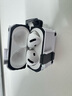 创思米适用于AirPods4保护套防摔机甲壳四代苹果无线蓝牙耳机套防丢智能开盖卡扣式带挂钩 白色 实拍图