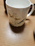 Gao Chun Ceramics高淳陶瓷鹊登高枝茶杯家用中式办公骨瓷马克杯茶水杯礼盒包装 鹊登高枝马克杯白色 实拍图