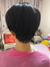 佰丝堂假发女短发全头套式短直发中老年妈妈整顶发套真发混丝（自然黑） 实拍图