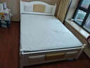 硕驰 床实木床1.5米1.8米现代简约卧室家具双人床单人床北欧式实木婚床软包床 白色床+粉色软包带抽屉送棕垫 1.5米*2米 实拍图