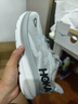 HOKA男款秋季克利夫顿 9跑步鞋CLIFTON 9轻量耐磨缓震 雾灰/黑色-宽版 40.5 实拍图
