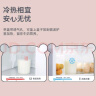 茶花（CHAHUA）牛奶杯子微波炉加热带盖塑料杯儿童中号带把手杯子加厚冷饮奶粉杯 3只装带盖 450ml 实拍图