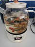 生活元素（LIFE ELEMENT）养生壶 花茶煮茶器 办公室高硼硅全玻璃壶体  电热烧水壶 迷你智能预约定时 母婴调奶恒温壶D83 实拍图