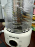 九阳全玻璃养生壶 煮茶壶煮茶器316L滤网 办公室花茶壶养生烧水壶炖煮壶一体养生电炖杯电热杯 【配316L茶篮】WY101 1L 实拍图