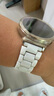 BHO【热销2万+】适用华为gt6/gt5pro表带gt5女款陶瓷watch gt4/gt3pro手表表带41/42mm/watch5男士款 真陶瓷【T头-三株白色】 41/42mm表盘【18mm接口 实拍图