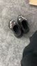 百慕倾臣 8cm厚底洞洞鞋女增高夏季外穿DIY新款护士沙滩防滑松糕包头凉鞋 黑色【米黑煤球】 38-39 正码（内长240MM） 实拍图