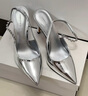CHARLES&KEITH质感链条尖头高跟凉鞋子女鞋生日礼物女送女友CK1-60280377 Silver银色 38 (245) 实拍图