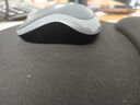 罗技（Logitech）M185鼠标 无线鼠标 办公鼠标 对称鼠标 黑色灰边 带无线2.4G接收器 实拍图
